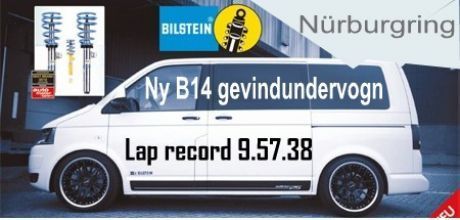Bilstein B14 gevindundervogn til VW T5 Transporter, testet på Nuerburgring